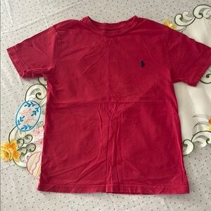 Polo by Ralph Lauren Red Short Sleeve Tee Classic Crew Neck Kids small